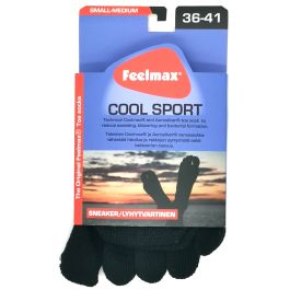 Feelmax Coolsport Coolmax® Sneaker Black, barefoot shoe